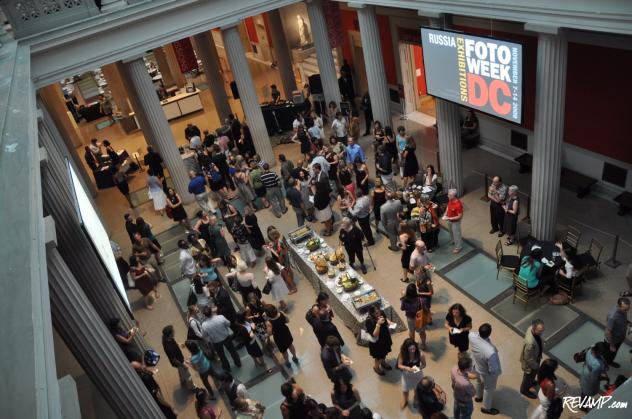 The summer kick-off party at the Corcoran for FotoWeek DC 2010 quickly sold out.